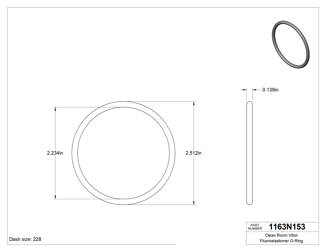 Technical drawing - 1163N153